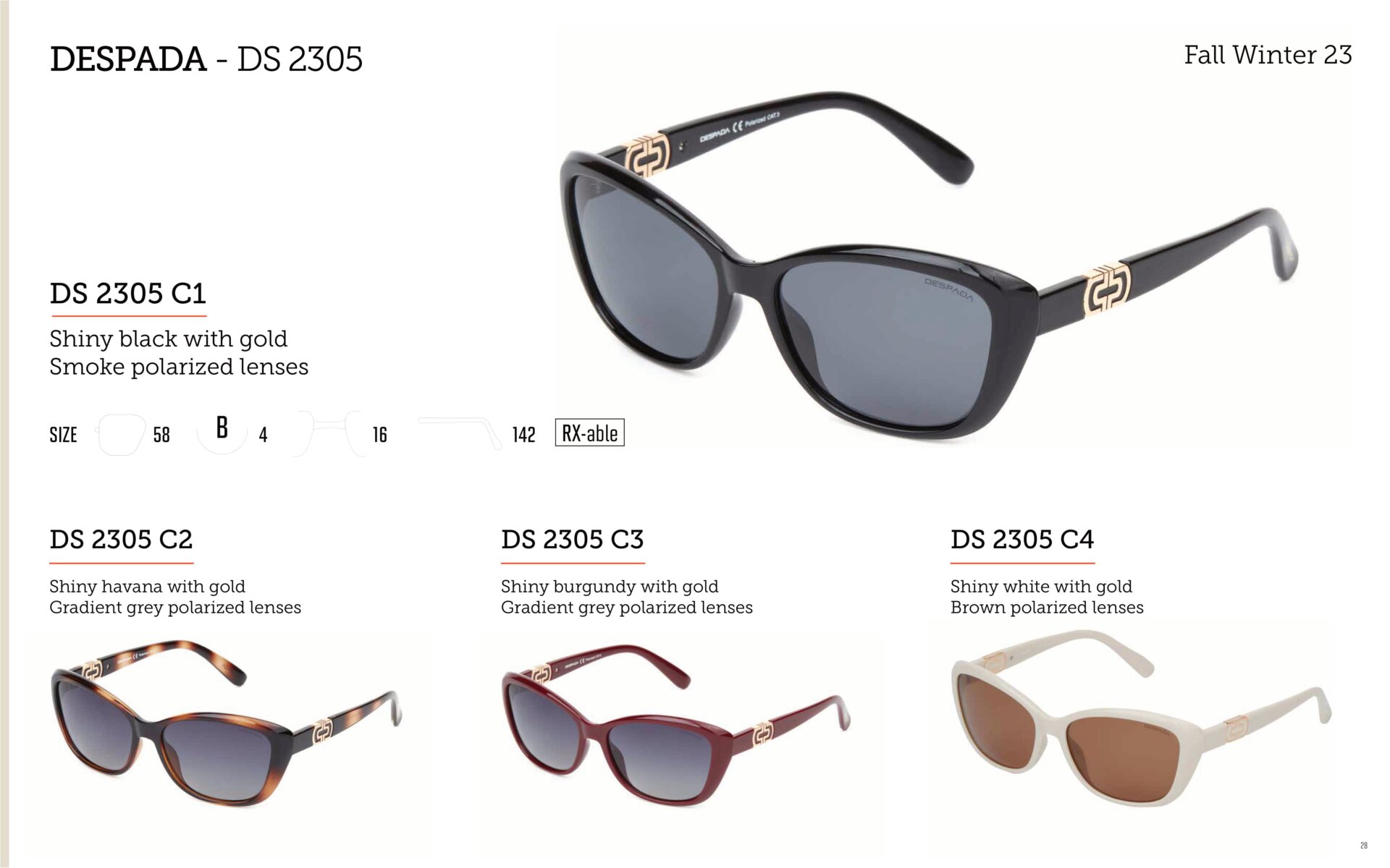 Сонцезахисні окуляри DESPADA 2305 C02